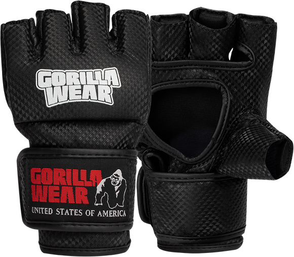 Manton MMA Gloves (With Thumb) – Black/White
